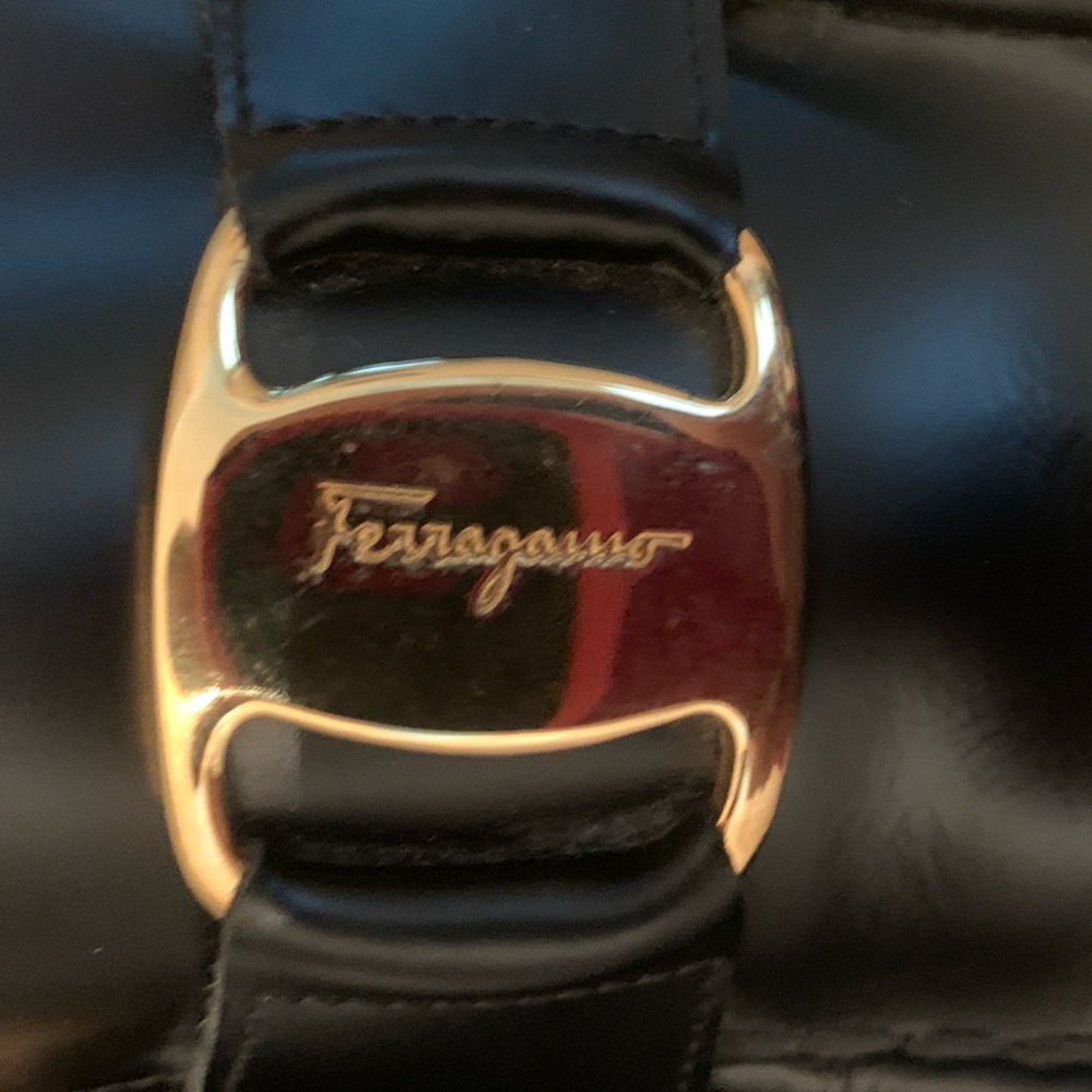 Salvatore Ferragamo black mules - size 5.5 - Picture 3 of 8